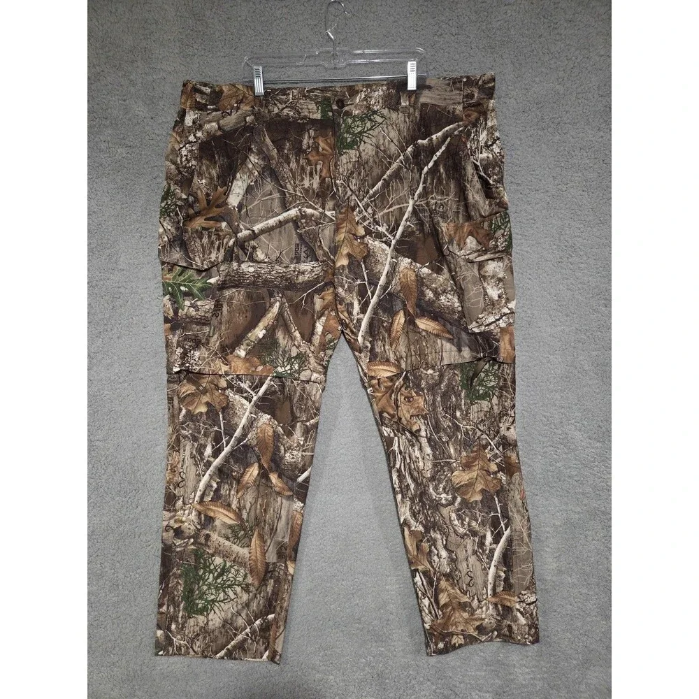 Magellan Outdoors Pants Mens 3XL‎ 46x32 Realtree EDGE Camo Ripstop Hunting Field